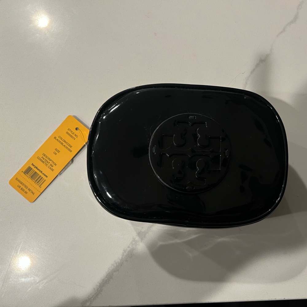Tori Burch Black Cosmetic Case